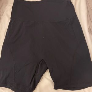 COPY - Buff bunny black bike shorts, size large, 6” inseam